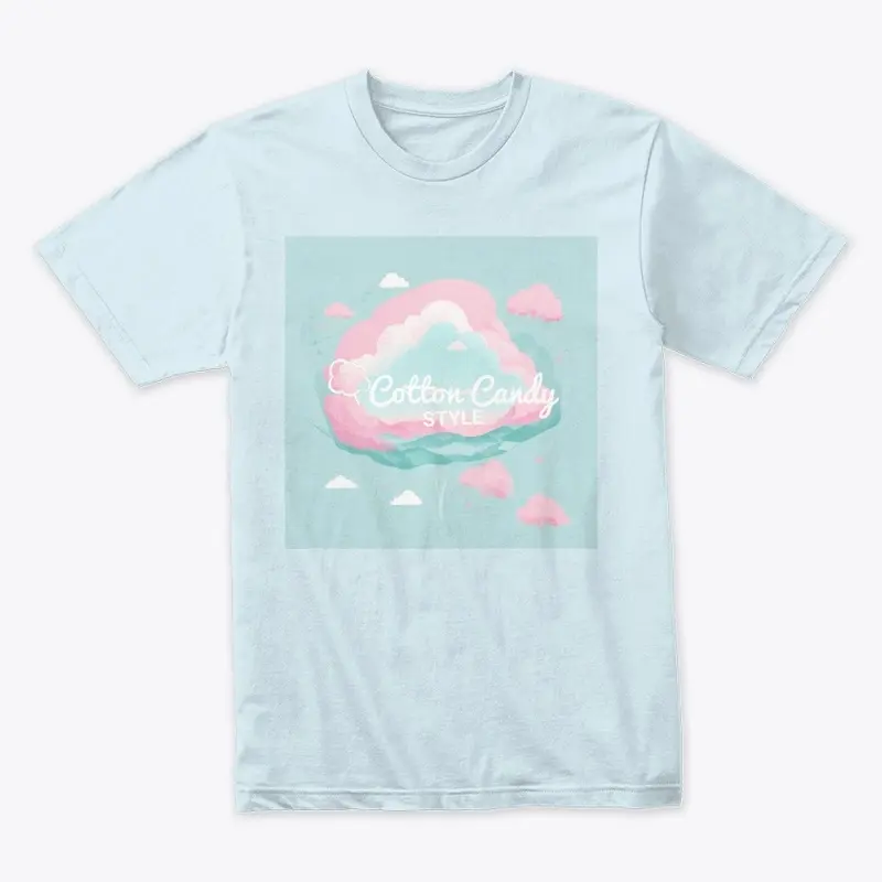 Cotton Candy Mint cloud T-shirt "Sweet"